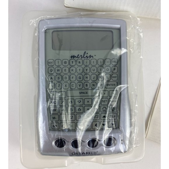 Merlin One-World PDA Handheld Electronic Organizer New Open Box - Picture 2 of 3